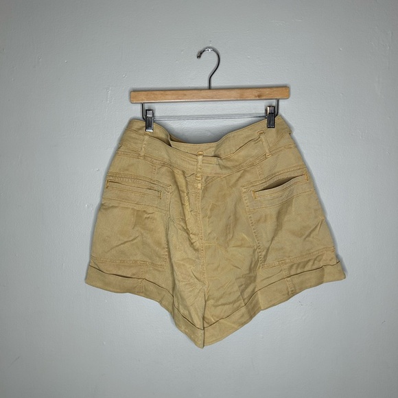 Jonathan Simkhai Standard Sierra Twill Utility Short 12 Khaki - Picture 4 of 4